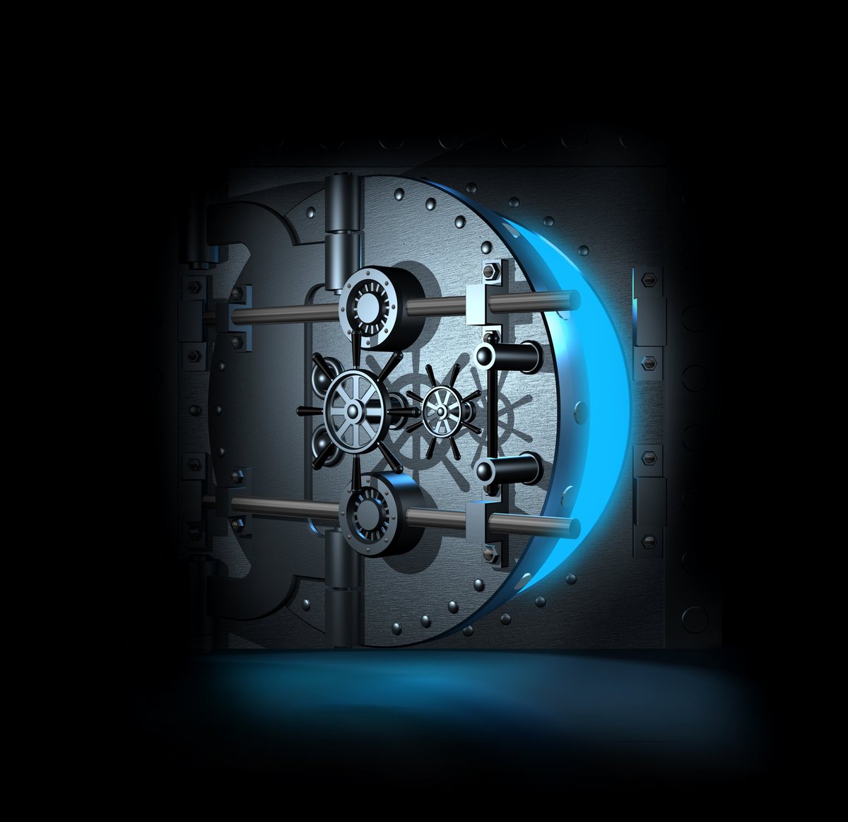 Digital vault door opening technology